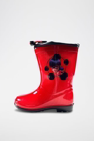 Regenlaarzen Lady Bug Miraculous - Rood