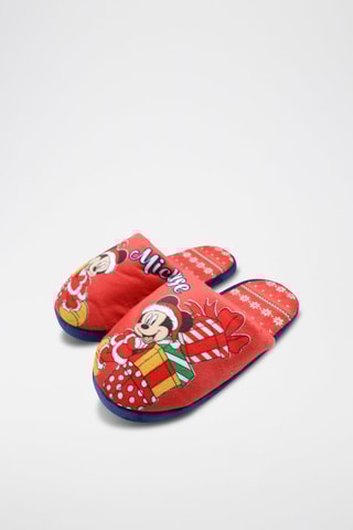 Pantoffels Mickey en Minnie Disney - Rood