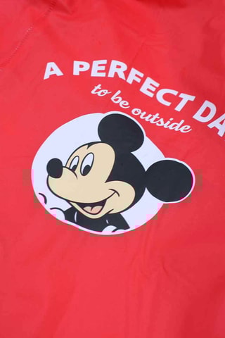 Regenjas Mickey Disney - Rood