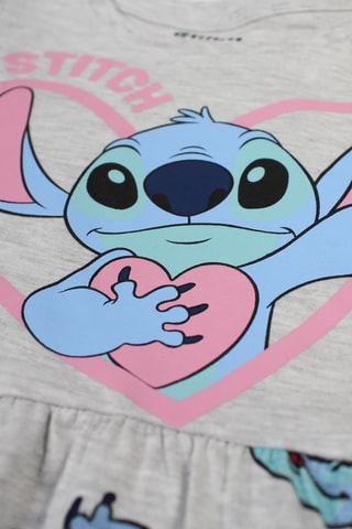 Jurk Stitch Lilo en Stitch Disney - Gemêleerd Lichtgrijs