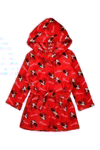  Fleece Badjas Minnie Disney Rood