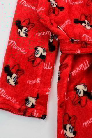  Fleece Badjas Minnie Disney Rood