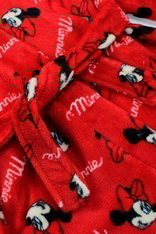  Fleece Badjas Minnie Disney Rood