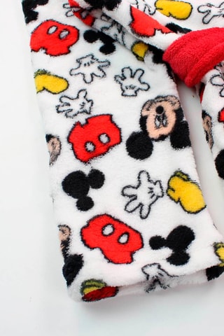 Fleece Kamerjas Disney Mickey - Wit en Rood