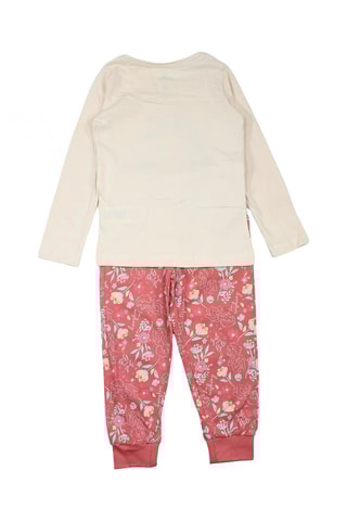 Pyjama Sneeuwwitje Disney - Crèmekleurig en Rood