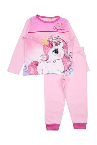 Pyjama Eenhoorn - Lichtroze