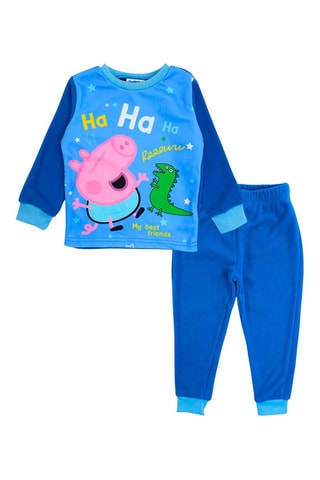 Fleece Pyjama Peppa Pig Blauw
