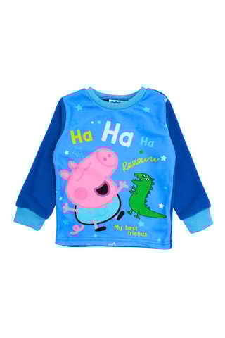 Fleece Pyjama Peppa Pig Blauw