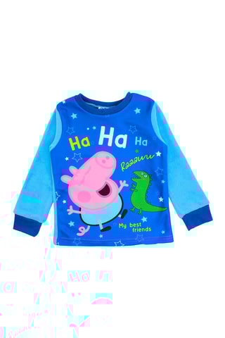 Fleece Pyjama Peppa Pig Blauw