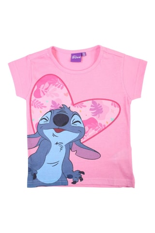 T-shirt Stitch Lilo en Stitch Disney - Roze