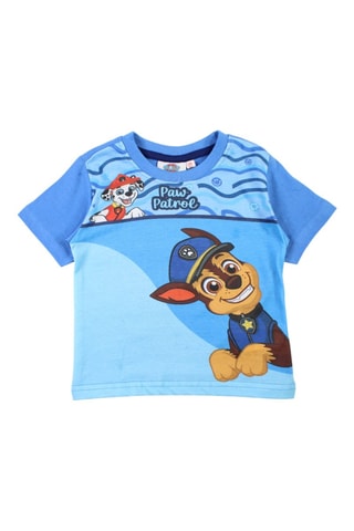 T-shirt Chase & Marcus Paw Patrol - Blauw