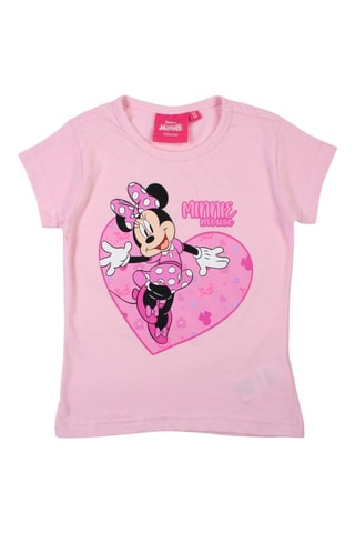 T-shirt Minnie Disney - Roze