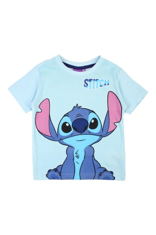 T-shirt Stitch Lilo en Stitch Disney - Hemelsblauw