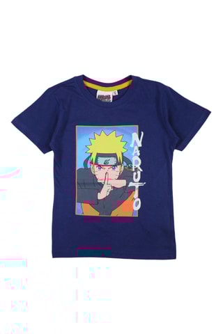 T-shirt Naruto Shippuden - Marineblauw