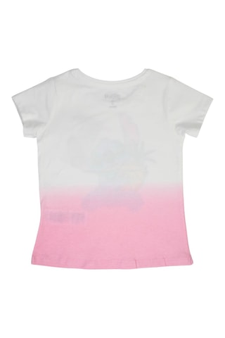 T-shirt Stitch Lilo en Stitch Disney - Roze en Wit
