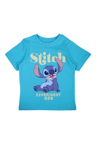 T-shirt Stitch Lilo en Stitch Disney - Blauw
