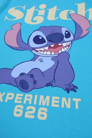 T-shirt Stitch Lilo en Stitch Disney - Blauw