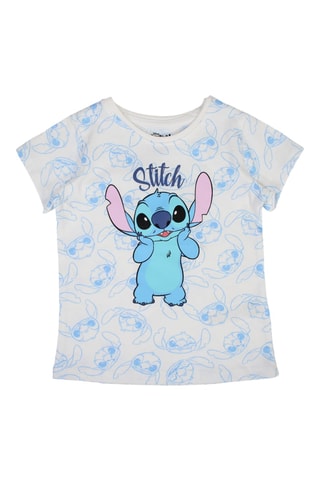T-shirt Stitch Lilo en Stitch Disney - Wit