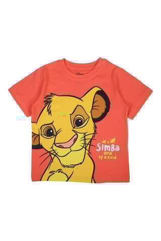 T-shirt Simba The Lion King Disney - Oranje