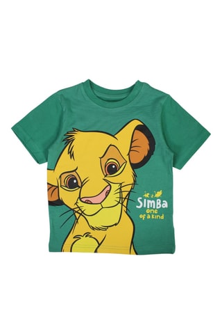 T-shirt Simba The Lion King Disney - Groen