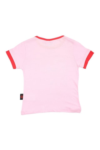 T-shirt Ladybug Disney - Roze