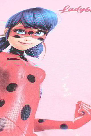 T-shirt Ladybug Disney - Roze