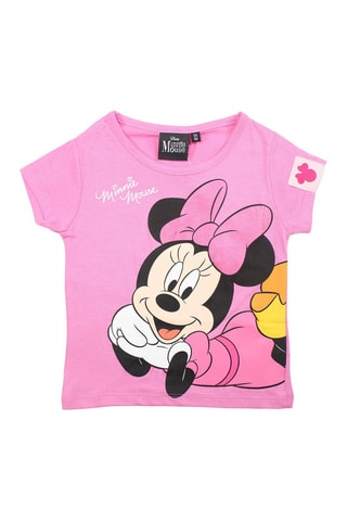 T-shirt Minnie Disney - Roze