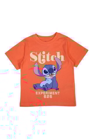 T-shirt Stitch Lilo en Stitch Disney - Oranje