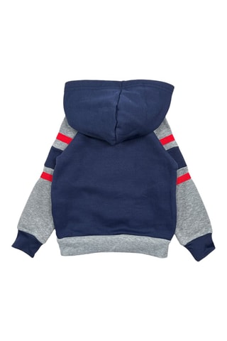 Sweater met capuchon Spider-Man Avengers Marvel - Marineblauw en Gemêleerd Lichtgrijs