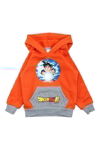 Sweater met Capuchon Jongens Dragon Ball Z - Oranje en Grijs