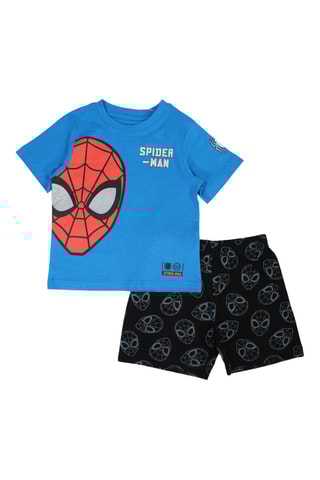 T-shirt en Short Spider-Man Avengers Marvel - Blauw