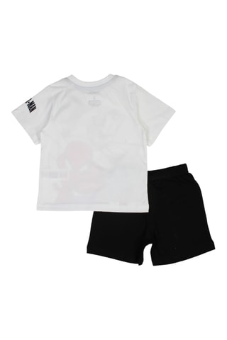 T-shirt en Short Spider-Man Avengers Marvel - Zwart