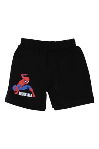 T-shirt en Short Spider-Man Avengers Marvel - Zwart