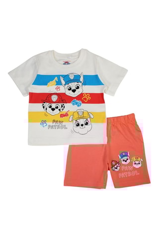 T-shirt et short Pat’ Patrouille - Orange et blanc