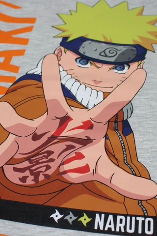 T-shirt et short Naruto Uzumaki - Gris et orange