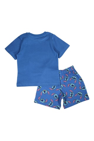 T-shirt en Short Stitch Lilo en Stitch Disney - Blauw