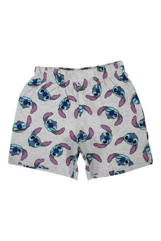 T-shirt en Short Stitch Lilo en Stitch Disney - Gemêleerd Lichtgrijs