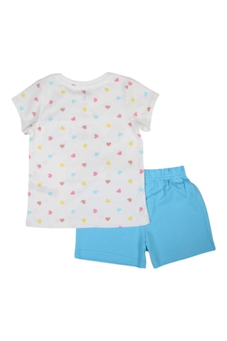 T-shirt en Short Stitch Lilo en Stitch Disney - Hemelsblauw en Wit