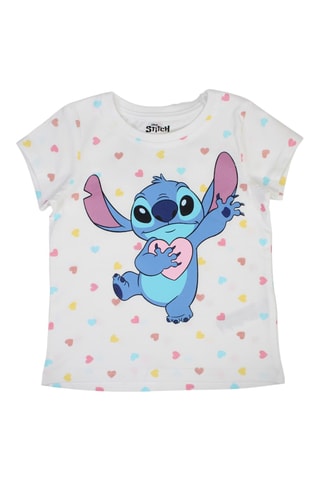 T-shirt en Short Stitch Lilo en Stitch Disney - Hemelsblauw en Wit