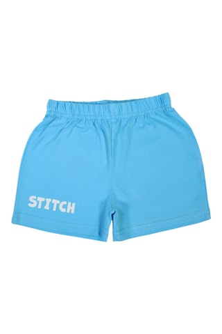 T-shirt en Short Stitch Lilo en Stitch Disney - Hemelsblauw en Wit