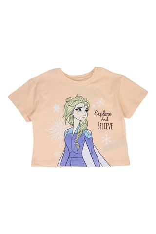 T-shirt en Short Elsa Frozen Disney - Roze