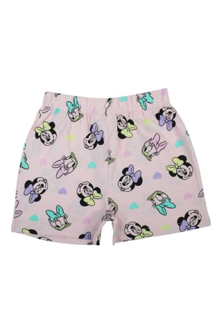 T-shirt en Short Minnie en Katrien Disney - Poederroze