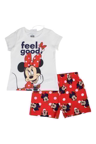 T-shirt en Short Minnie Disney - Wit