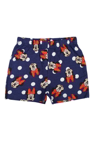 T-shirt en Short Minnie Disney - Marineblauw