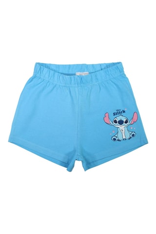 T-shirt en Short Stitch Lilo en Stitch Disney - Gemêleerd Lichtgrijs