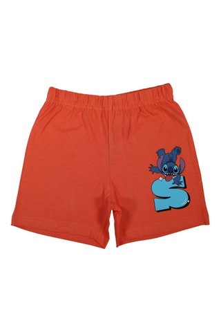 T-shirt en Short Stitch Lilo en Stitch Disney - Oranje en Wit