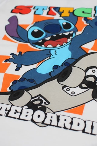 T-shirt et short Stitch Lilo et Stitch Disney - Bleu marine et blanc