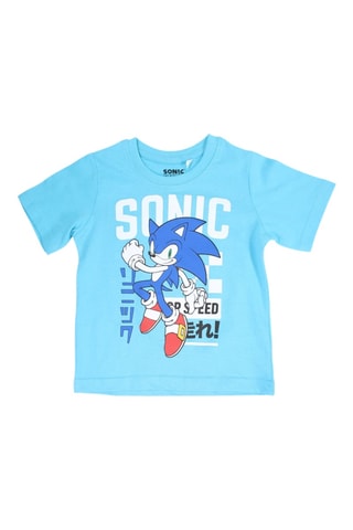 T-shirt en Short Sonic - Blauw