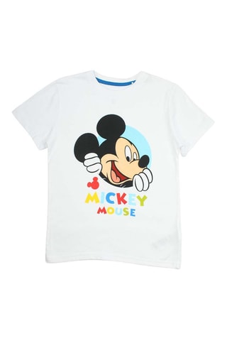 T-shirt en Short Mickey Disney - Wit en Blauw