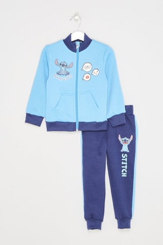Sweater en Joggingbroek Stitch Lilo en Stitch Disney   Turquoise en Marineblauw